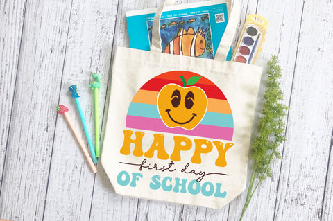 Happy First day of school svg Design SVG Regulrcrative 