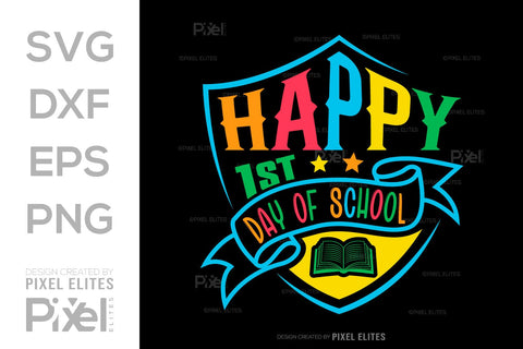 Happy First Day Of School SVG Hello School Kids Welcome To School Back To School Quote Design SVG ETC Craft 