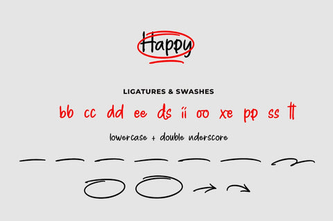 Happy Font gatype 