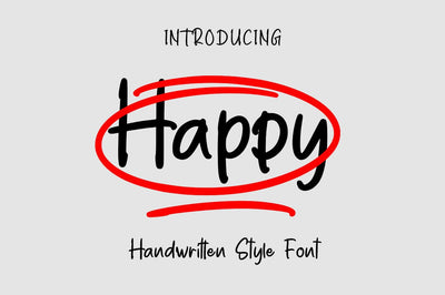 Happy Font gatype 