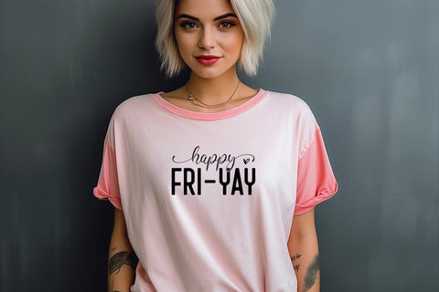 Happy Friyay Svg Png Files, Teacher Life, Teachers Day Svg, Mom Life, Weekend, Tie Dye SVG DesignDestine 