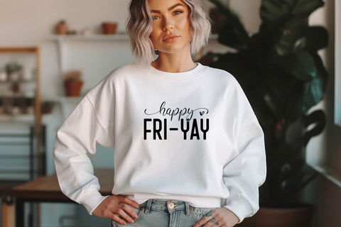 Happy Friyay Svg Png Files, Teacher Life, Teachers Day Svg, Mom Life, Weekend, Tie Dye SVG DesignDestine 