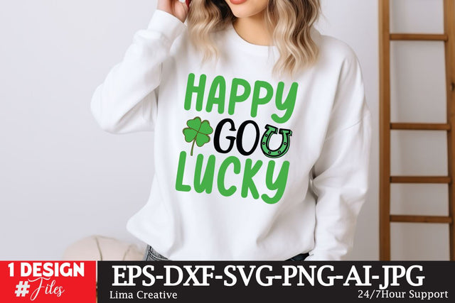 Happy Go Lucky SVG Cut File SVG Insomnia Std 