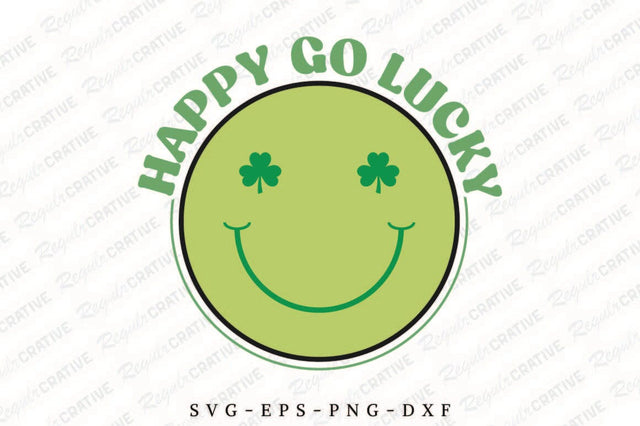 Happy Go Lucky SVG Design SVG Regulrcrative 