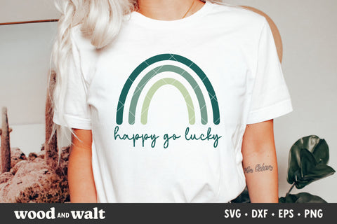 Happy Go Lucky SVG | St. Patrick's SVG SVG Wood And Walt 