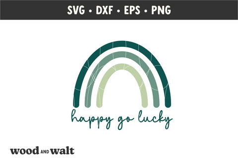 Happy Go Lucky SVG | St. Patrick's SVG SVG Wood And Walt 