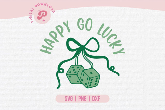 Happy Go Lucky SVG SVG Totally Posie 