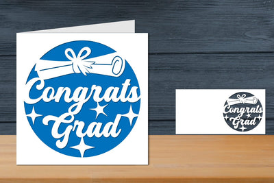 Happy Graduation Card, Congratulations Card SVG zafrans studio 