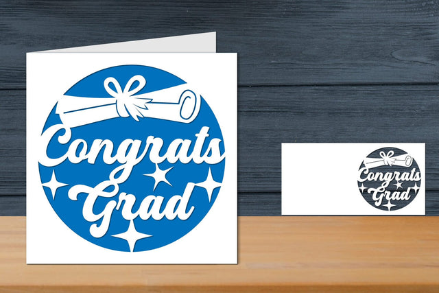 Happy Graduation Card, Congratulations Card SVG zafrans studio 