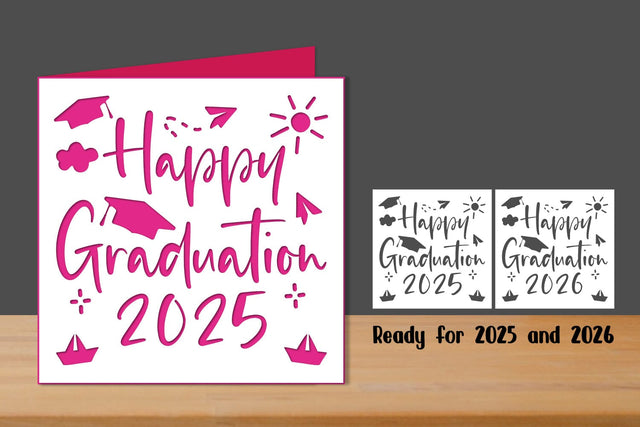 Happy Graduation Papercut, Graduation Card 3D Paper zafrans studio 