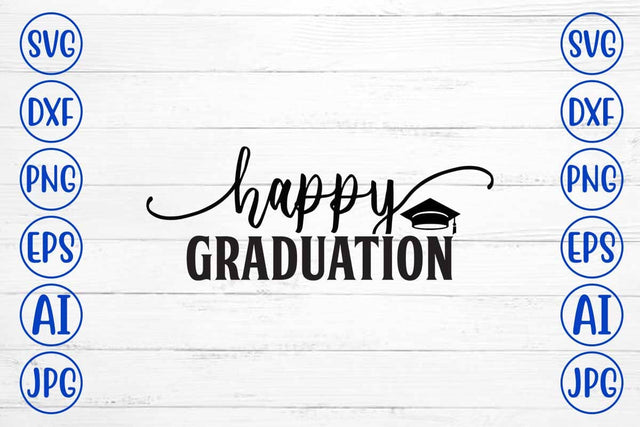 Happy Graduation SVG Design SVG Syaman 