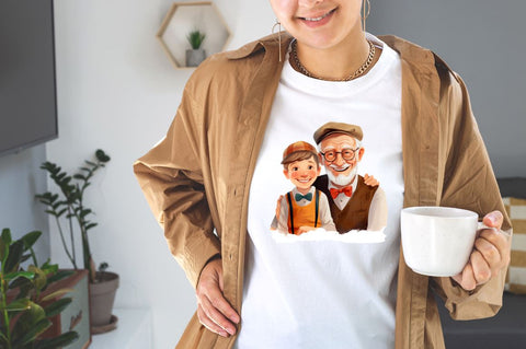 Happy Grandpa and Grandson Sublimation Bundle Sublimation Designangry 
