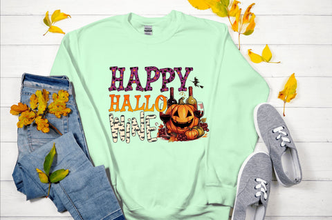 Happy hallo wine Sublimation Design Sublimation Regulrcrative 