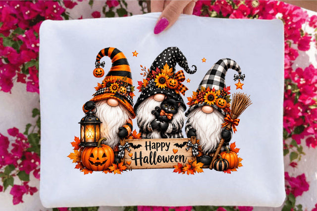 Happy Halloween Gnome PNG Sublimation SVGArt 
