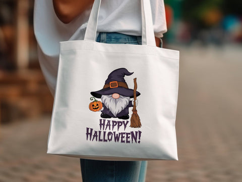 Happy Halloween Gnome Sublimation PNG Sublimation Luvleigh Digitals 