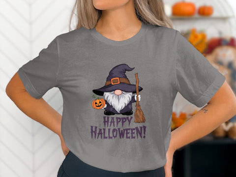 Happy Halloween Gnome Sublimation PNG Sublimation Luvleigh Digitals 
