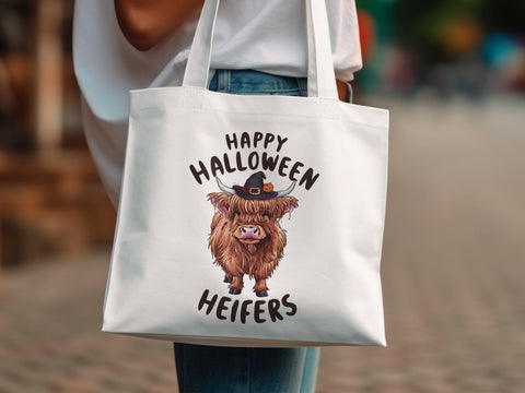 Happy Halloween Heifers Sublimation PNG Sublimation Luvleigh Digitals 