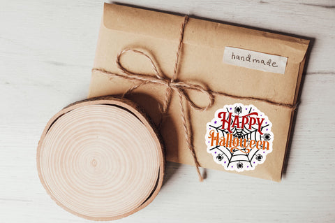 Happy halloween Stickers Design Sublimation Regulrcrative 