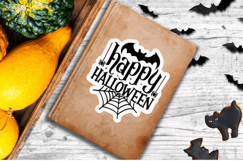 Happy halloween Stickers Design Sublimation Regulrcrative 