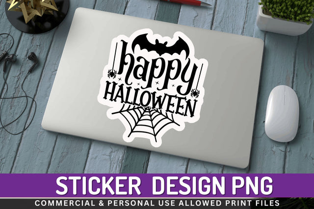 Happy halloween Stickers Design Sublimation Regulrcrative 