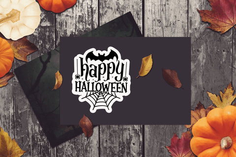 Happy halloween Stickers Design Sublimation Regulrcrative 