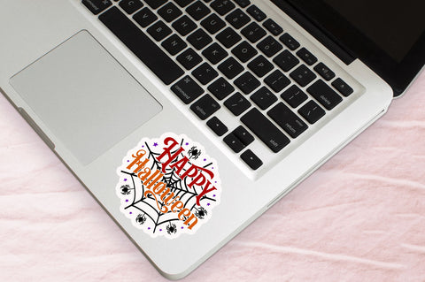 Happy halloween Stickers Design Sublimation Regulrcrative 