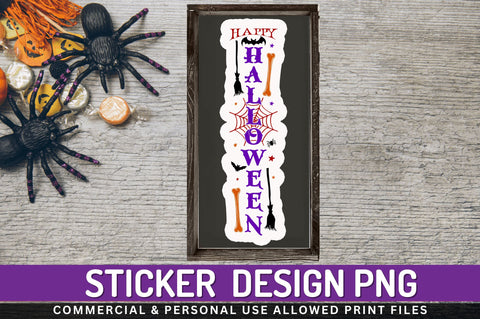 Happy halloween Stickers Design Sublimation Regulrcrative 