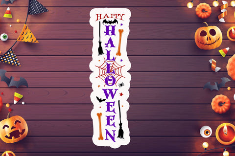 Happy halloween Stickers Design Sublimation Regulrcrative 