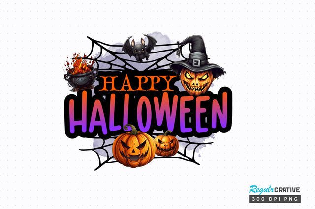 Happy halloween Sublimation Design Sublimation Regulrcrative 