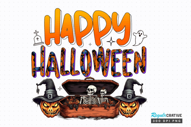 Happy halloween Sublimation Design Sublimation Regulrcrative 