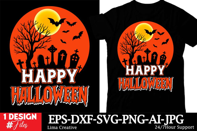 Happy Halloween Sublimation T-shirt Design Sublimation Insomnia Std 