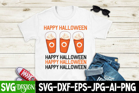 Happy Halloween SVG Cut File, Happy Halloween SVG Design ,Halloween SVG Cut File, Halloween SVG bundle, Halloween Quotes SVG ,Halloween SVG Sublimation Design, Trick or Treat SVG SVG BlackCatsMedia 