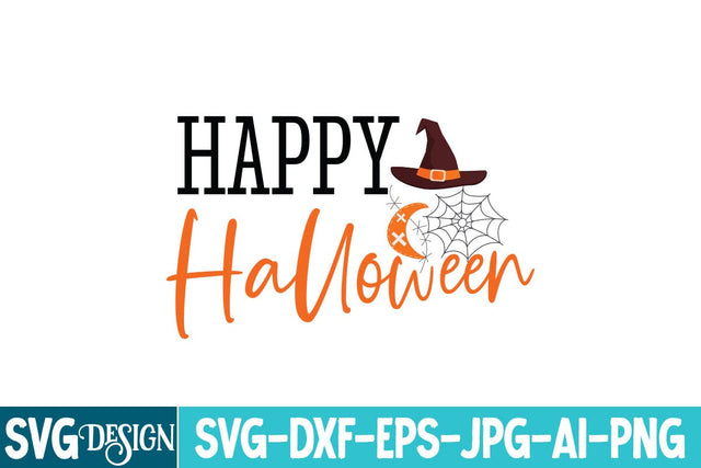 Happy Halloween SVG Design,Halloween SVG Quotes,Halloween PNG, Halloween SVG SVG BlackCatsMedia 