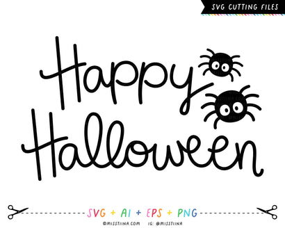 Happy Halloween SVG SVG Miss Tiina 