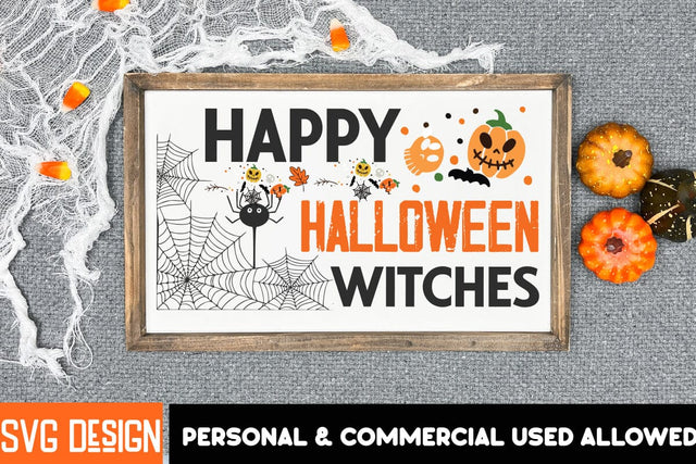 Happy Halloween Witches SVG Design, Halloween Sublimation PNG, Halloween SVG Bundle,Halloween SVG Quotes,Halloween PNG, Halloween SVG SVG BlackCatsMedia 