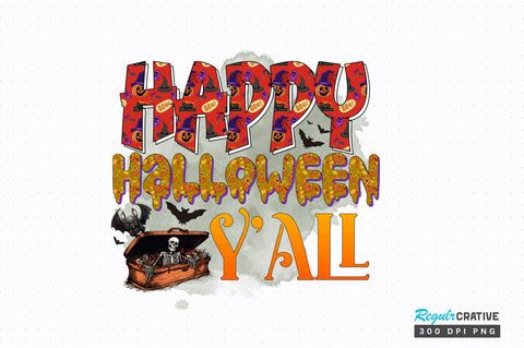 Happy halloween yall Sublimation Design Sublimation Regulrcrative 