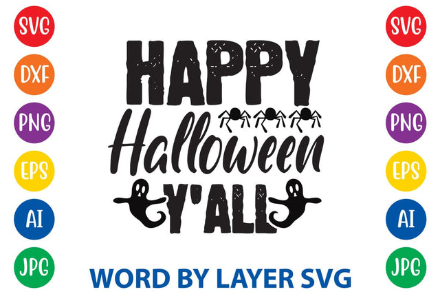 Happy Halloween Y'all SVG Rafiqul20606 