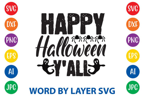 Happy Halloween Y'all SVG Rafiqul20606 