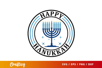 Happy hanukkah Svg Design SVG Designangry 