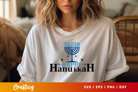Happy hanukkah Svg Design SVG Designangry 