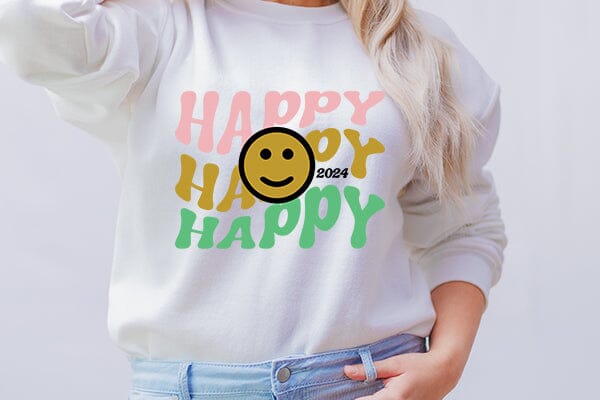 happy happy 2024 happy SVG Angelina750 