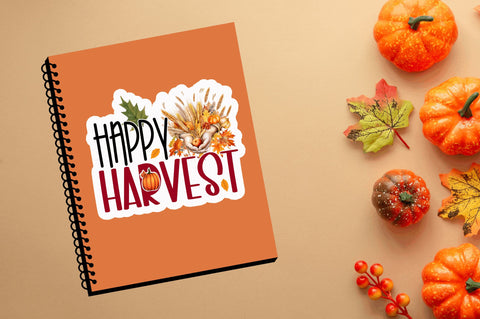 Happy harvest Sticker Design Sublimation Regulrcrative 