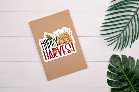 Happy harvest Sticker Design Sublimation Regulrcrative 