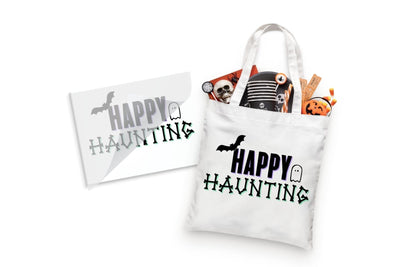 Happy Haunting Halloween DTF Transfer Physical So Fontsy T-Shirt Iron-On Transfer Shop