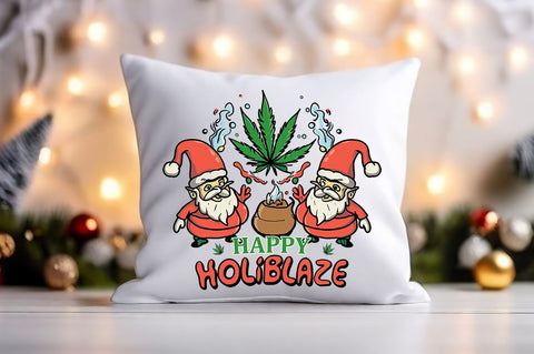 Happy holiblaze PNG Design Sublimation Designangry 