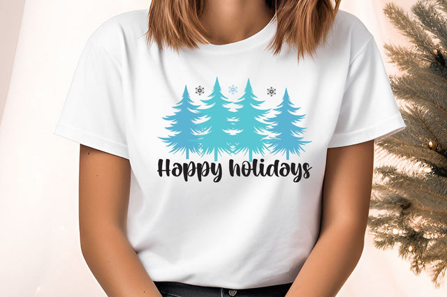 Happy holidays PNG Design Sublimation Designangry 