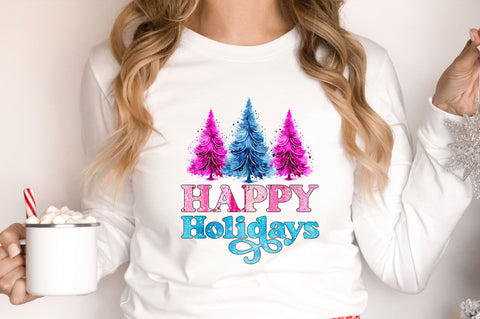 Happy holidays PNG Design Sublimation Regulrcrative 