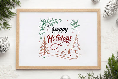 Happy holidays SVG Angelina750 