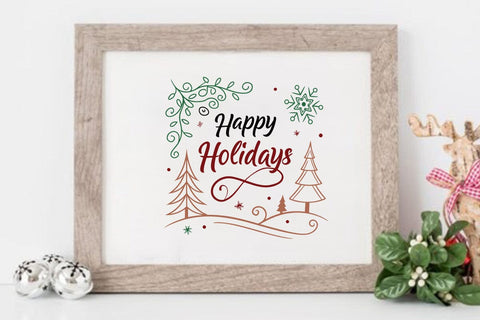 Happy holidays SVG Angelina750 