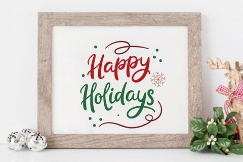 Happy holidays SVG Angelina750 
